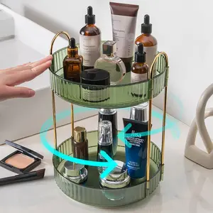 Rotatable 360° Makeup Brush Holder, Desktop Cosmetic Organizer, Lipstick Eyebrow Eye Shadow Sorter, Home Storage Essentials, Affordable Quality
