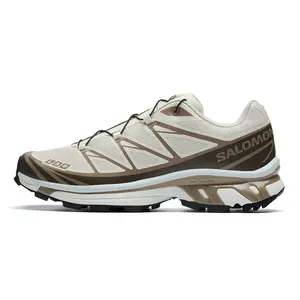 Salomon XT-6 Low-Top Running Shoes for Men and Women with Fabric Cushioning, Anti-Slip, and Support in Beige Trending Shoes, House White Official Shoes to Get / Maison Mihara