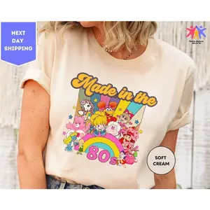 Made in the 80s Shirt, Birthday Shirt, 80s Party Rainbow Shirt, 80s Birthday Party Shirt, 80s Shirt, 80s Women Shirt, Birthday Gifts Shirts