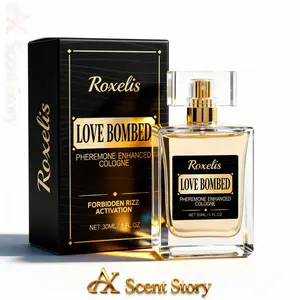 Men's Pheromone Enhanced Citrus Cologne - Long-Lasting Fresh Fragrance, Elegant Gentleman Charm for Business & Dating