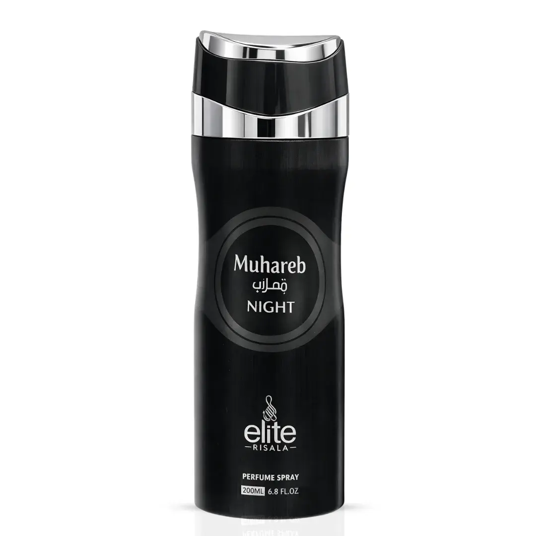 Muhareb Night Body Spray 200ml (6.8 oz) by Elite Risala