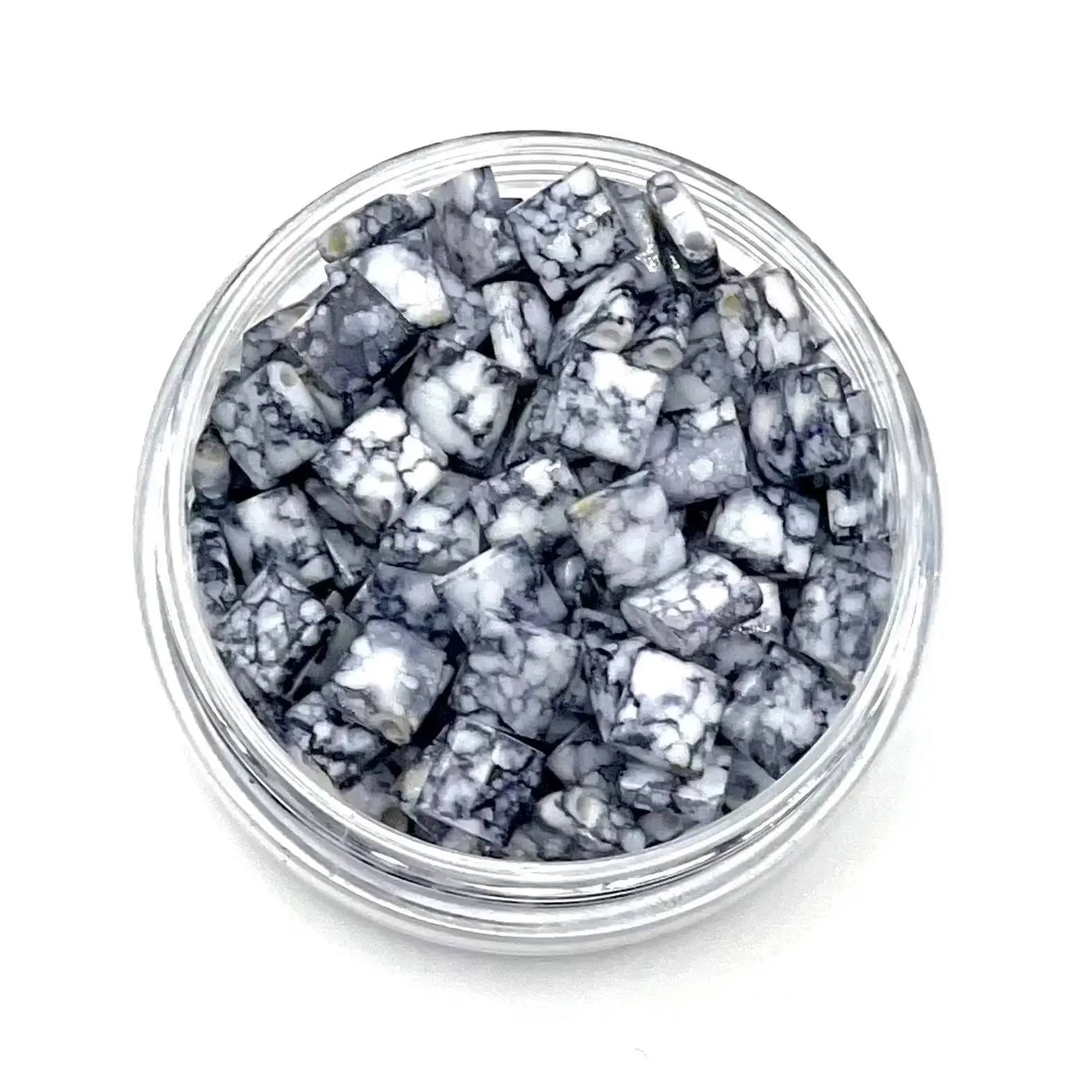 DAPPLE GRAY - Custom Miyuki Tila Beads