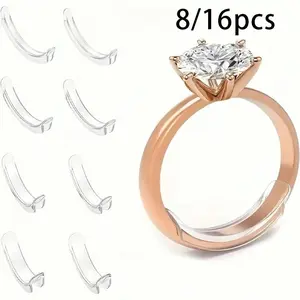 Resin Ring Adjuster Invisible Finger Guard, Adjustable Fit for Loose Rings, Comfortable and Protective, Various Sizes Available