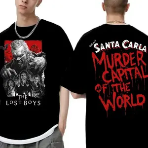 The Lost Boys 2-Sided T-Shirt, Chicanos Mexican Movie Graphic Tee, Full Color Cotton Crewneck, Fashion Streetwear Shirt, Unisex Daily Wear, Full Sizes