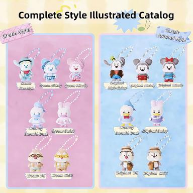 MINISO Disney Mickey Family Cha Cha Series Blind Box Charm - Soft Plush Keychain Bag Accessory For Women, Collectible Gift, Holiday & Holiday Haul