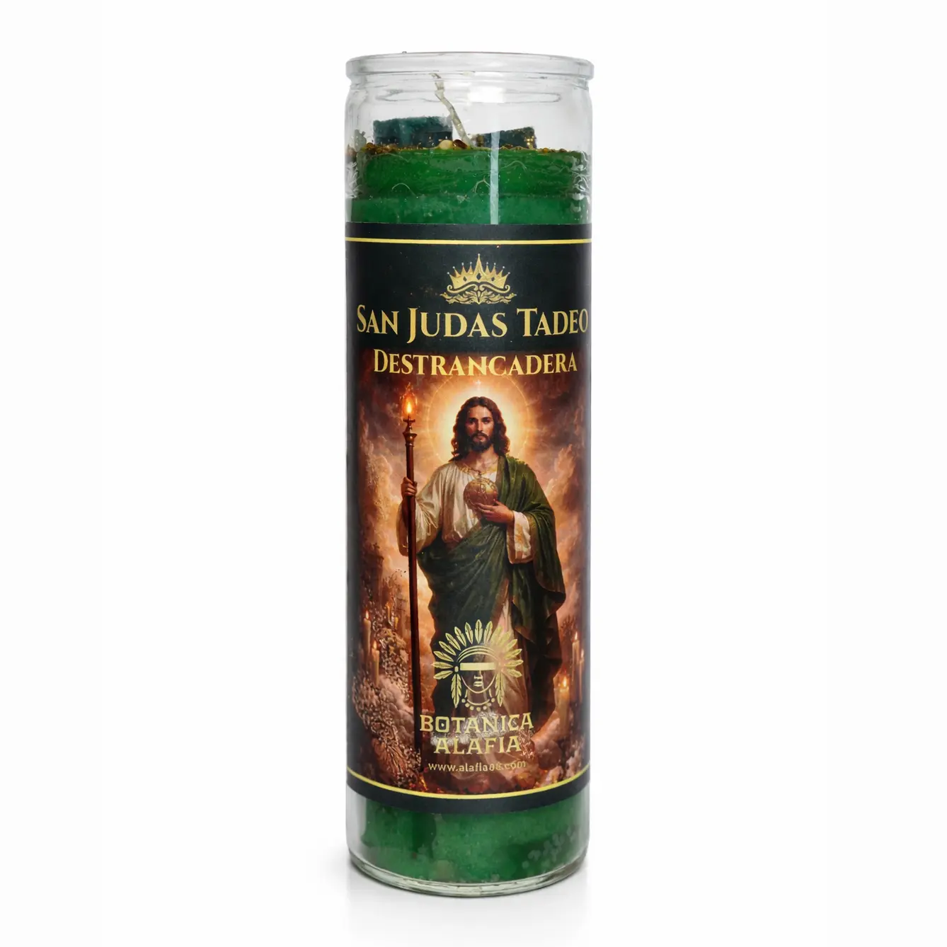 San Judas Tadeo Green Candle – Soy Wax Edition Decor Traditional San Judas Tadeo Green Candle – Soy Wax Edition Decor Traditional