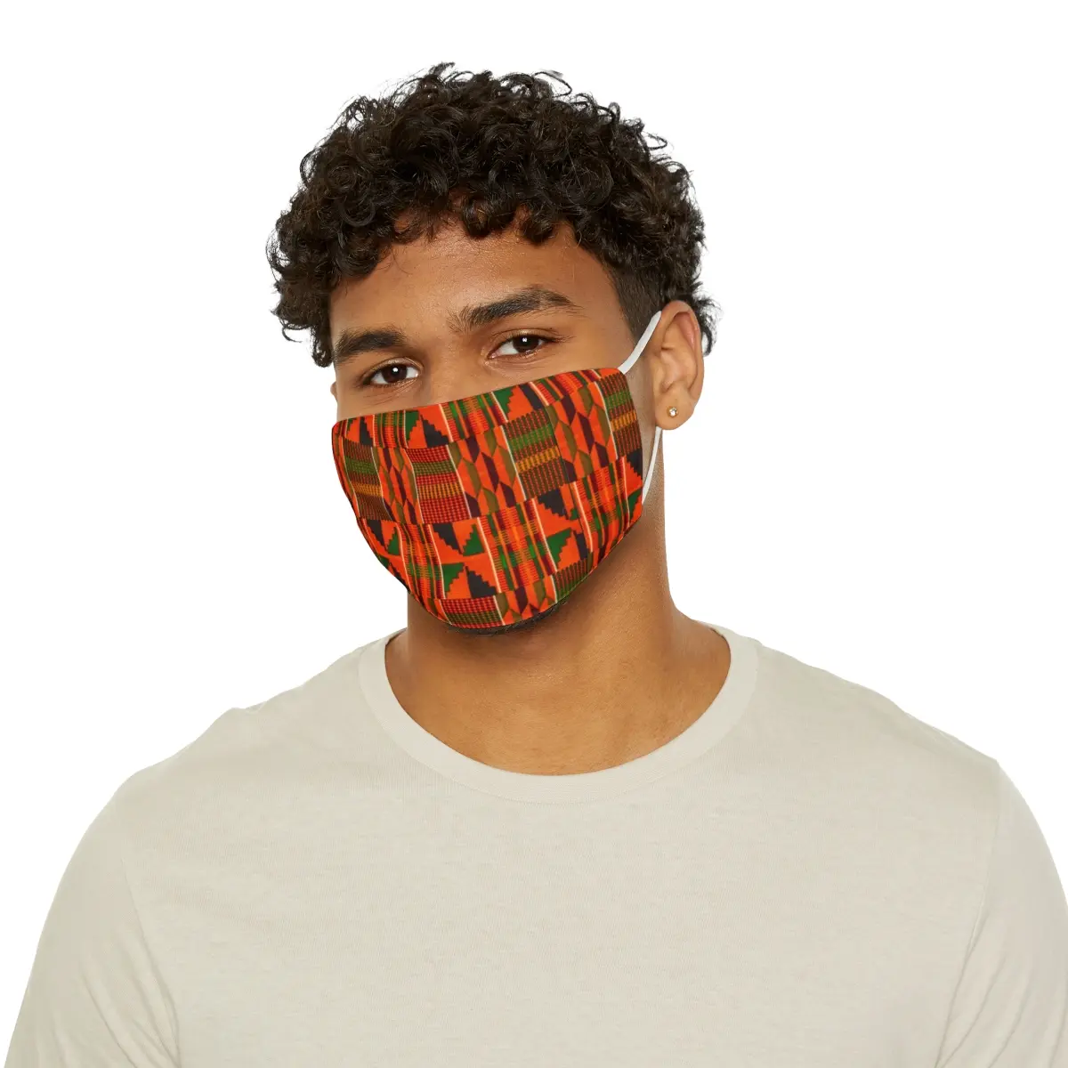 African Kente Print Face Mask / (Adult Unisex)