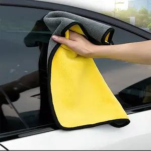5pcs Car Cleaning Microfiber Towels, Premium Quality Super Absorbent Microfiber Cleaning Cloths, One-Use Drying Accessories, Auto Detailing Supplies