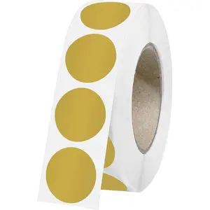 1500 count  Dot Stickers 3/4" Circle Round Colored Coding Labels Blank Price Garage Yard  Dot Stickers for , Classroom,Office ()