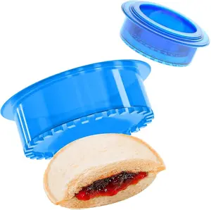 Sandwich Cutter and Sealer Set 5 PCS for Kids Decruster Maker Press Crimper DIY Crustless Bread Pie Cookie Cutters for Children Boys Girls 2021 Patented Design Dishwasher Safe