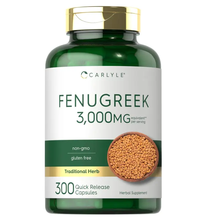 Carlyle Fenugreek Capsules | 300 Count | Non-GMO & Gluten Free Extract | Fenugreek Seeds Carlyle Fenugreek Capsules | 300 Count | Non-GMO & Gluten Free Extract | Fenugreek Seeds