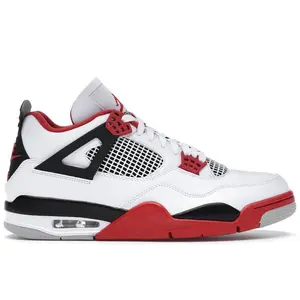Jordan Men's 4 Retro Fire Red (2020) Basketball Shoes, from StockX