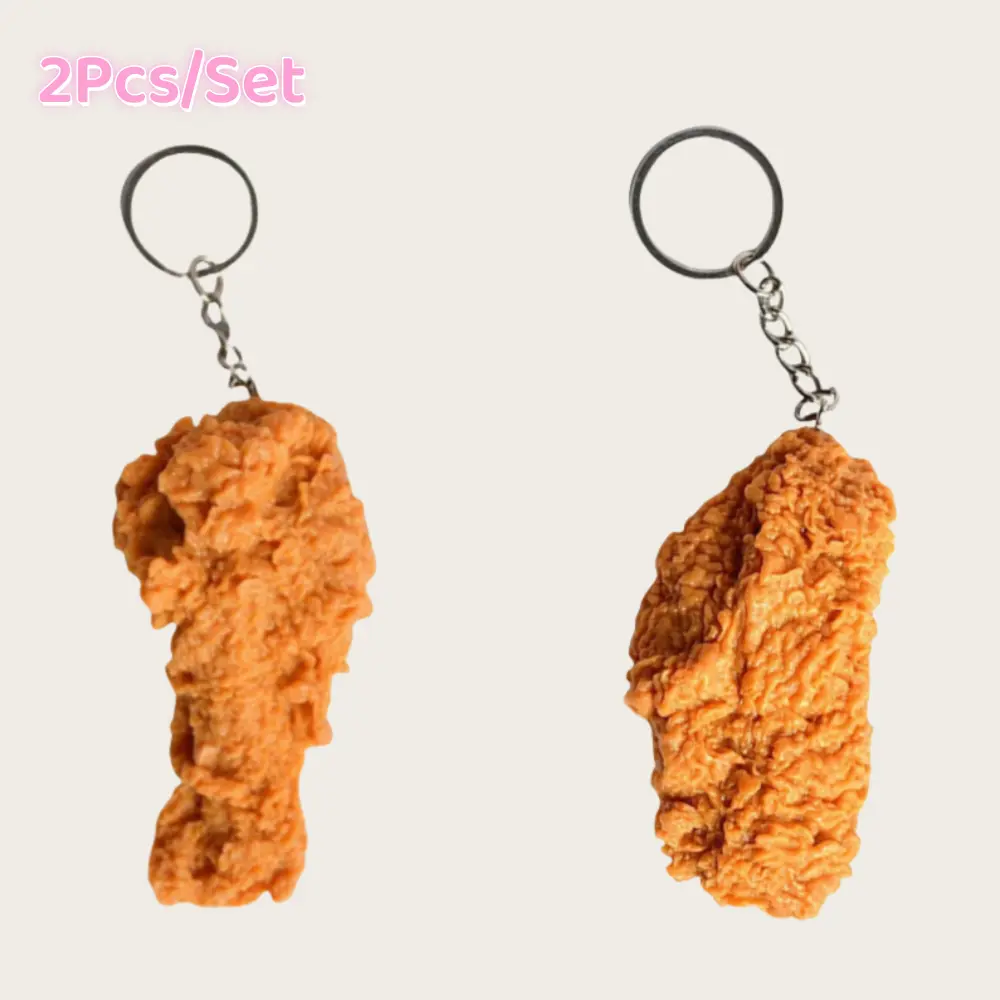 2Pcs Fried chicken legs+fried chicken wings