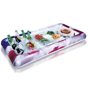 Inflatable Buffet Pool Cooler Stars & Stripes