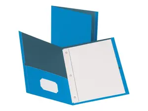 Business Source 2-Pocket Folders 100 Sh Cap Ltr 9-1/2"x11" 25/BX LBE 78507
