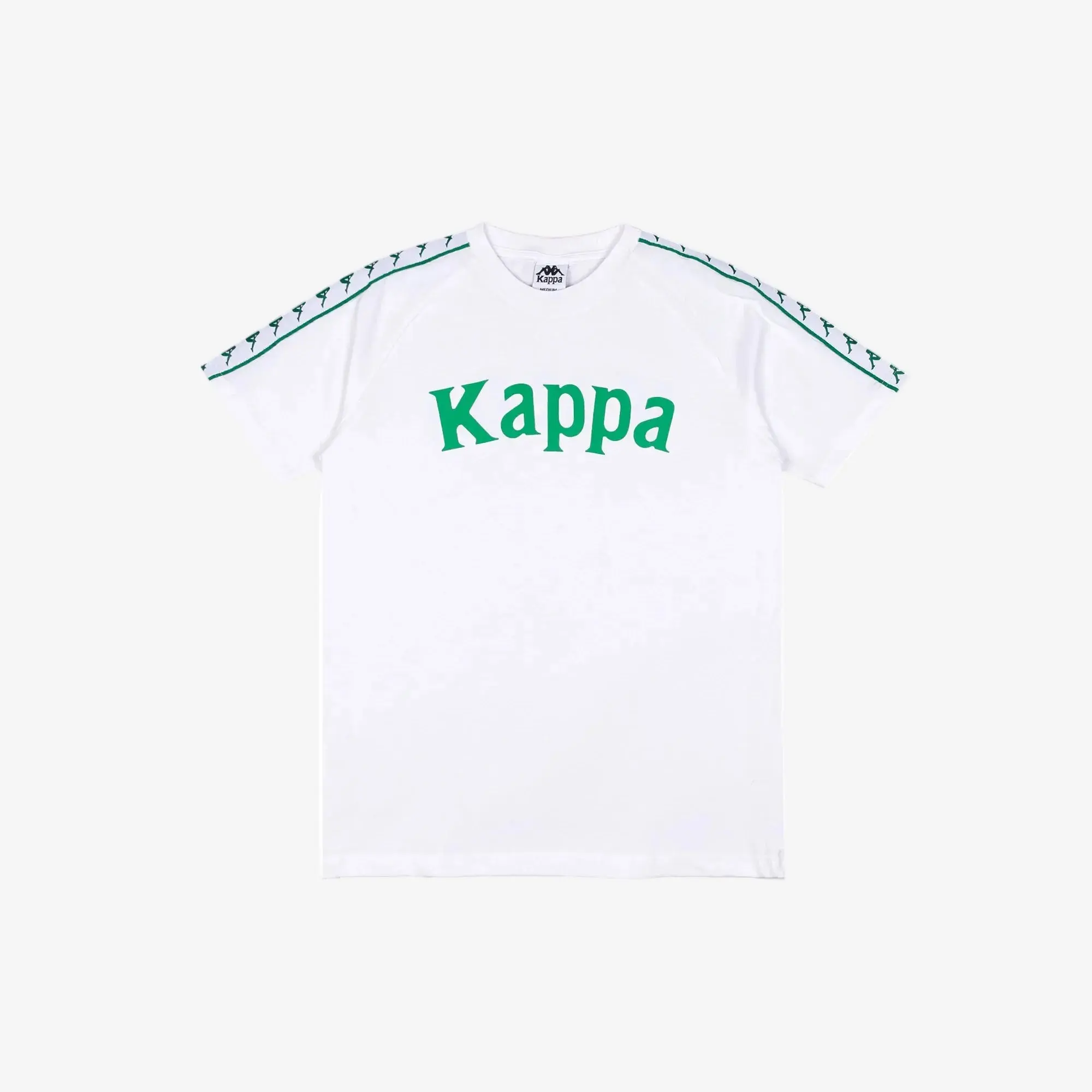 222 Banda Balima T-Shirt - White Green Tee