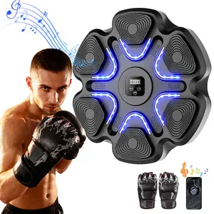 Music Boxing Machine Sport Toys for Kids and Adults,Wall Mounted Bluetooth Smart Punching Target,Training Pad Toy with Boxing Glove,Ideas Toys for Boys Girls Kids 3 4 5 6 7 8 9 10 11 12+ Years Old