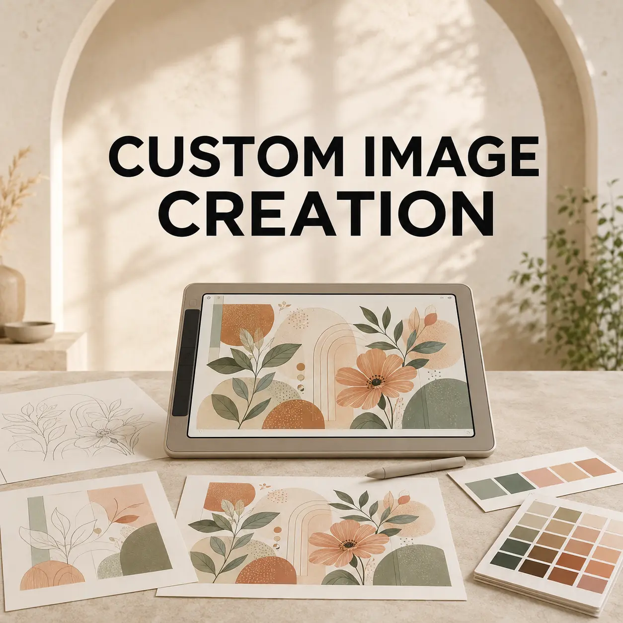 Custom Image Creation & Print-Ready Design Service