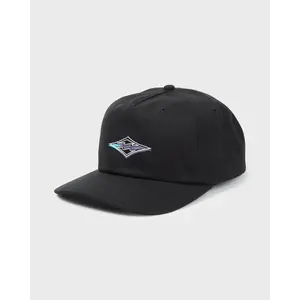 Crayon Wave Snapback Hat - Black
