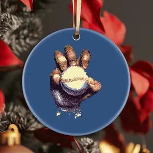 Christmas Ornaments Mlb Knuckleball Knuckle Ball Pitch Holiday Tree Circle Birthday Gift For Friends Decor New Year Acrylic