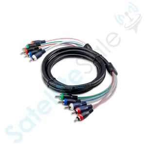 6FT Component Video Cable with Audio 5 RCA Red Green Blue RGB for HDTV DVD VCR