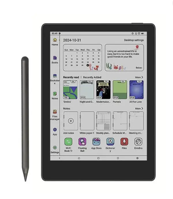 Meebook M8 (B&W)/M8C (Color) 7.8" E-Ink Android 14 E-Reader