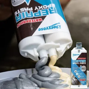 Doeyvose Epoxy Repair Paste, Quick Drying High Temperature Resistant, Ideal for Copper Decorative Items and Garage Tool Handles, Durable