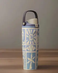 Owala Limited Edition FreeSip 30oz Vintage Surf Bottle Birthday Bash US Fast Ship - Real Life Photo