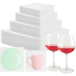 200PCS Cushion Foam Pouches Moving Packaging Supplies with 4 Sizes (12"x12", 10"x10", 8"x8", 6"x6") for Moving Packing Transportation Storage