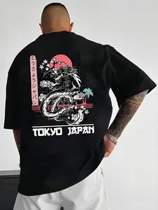 Unisex Loose Fit Streetwear Graphic Tee Casual Versatile Letter Print Summer Style Short Sleeve T Shirt Soft Cotton Breathable Comfortable Fit Relaxed Daily Wear Urban Fashion Trendy Minimal Top