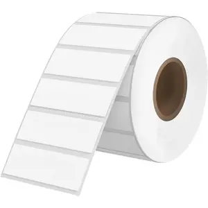 Direct Thermal Labels, 1 x 3 Shipping Label, Roll of 1000 White Labels, Mailing Postage Label, Packing Stickers, Thermal Printer Paper Compatible, Permanent Sticky.