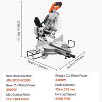 Corded, Sliding Compound, Double Bevel Cut