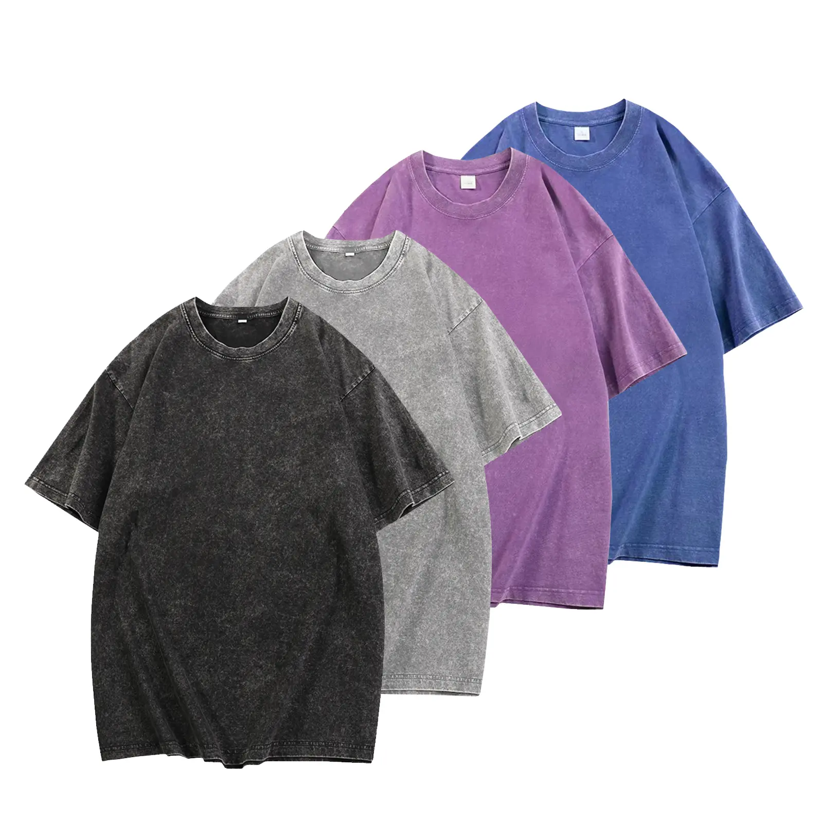 Black + Gray + Blue + Purple