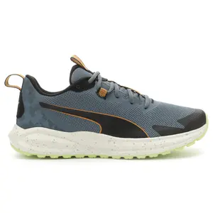 PUMA Mens Twitch Runner Trail Camo Running Sneakers Shoes - Blue
