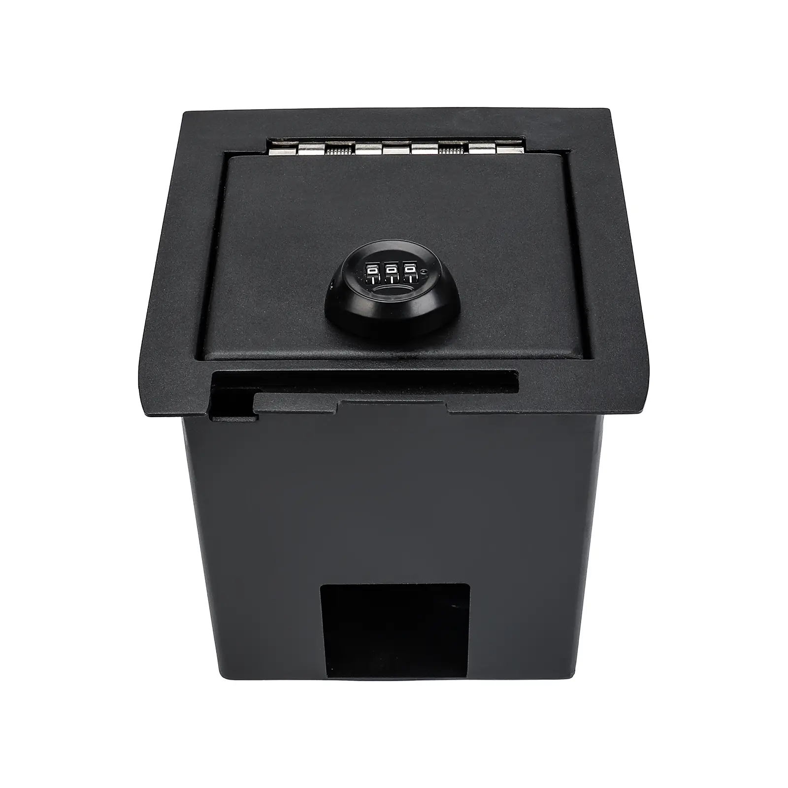 3mirrors Center Console Safe Gun Safe Console Vault Compatible with 2016-2021 Toyota Tacoma Replacement for 00016-35986, 1X Console Safe W/ Dual Led Lights, 2X Anti-Collision Gasket