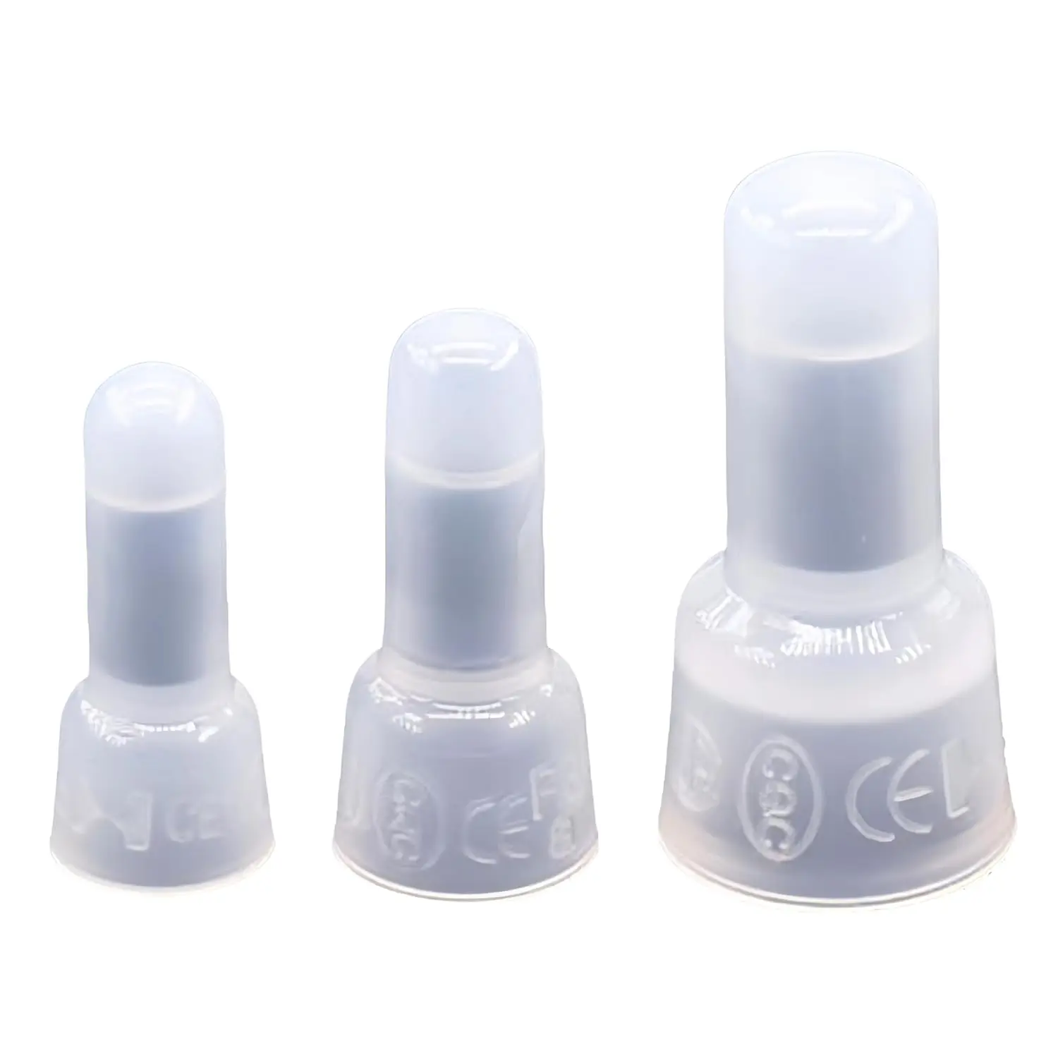 300 count Closed End Crimp Connector 26-12 AWG Nylon Wire Connectors Crimp Cap Wire Terminals(26-18AWG 100 count, 26-16AWG 100 count, 26-12AWG 100 count)