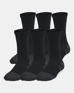 Under Armour Performance Tech Kids' 6-Pack Crew Socks