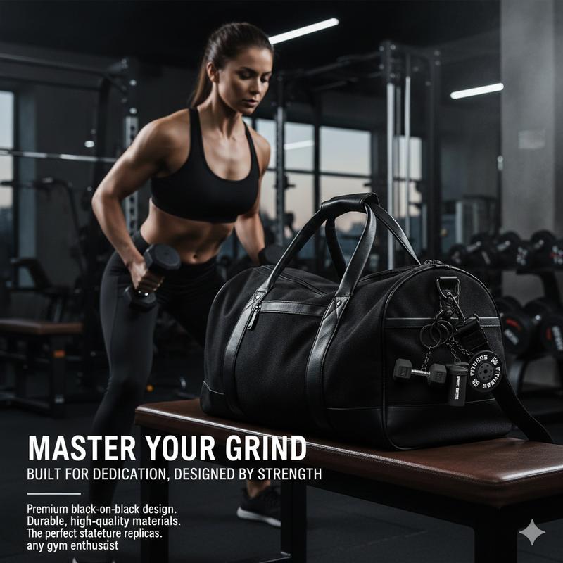 Fitness Keychain Set, MSilicone Dumbbell Kettlebell Weight Plate Keychains, Cute Keychain Gym Accessories for Men Women keychain  gift high quality fashion jewelry jew lery Durable Nylon Lanyard Fun Touch Backpack Athletic Fun Touch Durable Nylon Lanyard