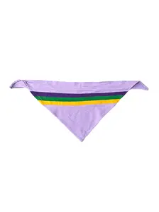 Lavender Vintage Stripe Bandana Scarf