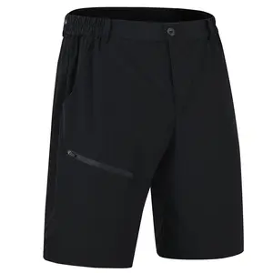 Men's Quick Dry Lightweight Stretch Cargo Hiking Shorts with 6 Pockets Golf Work Shorts - Elastic Waist, 4-Way Stretch Fabric, Button Closure