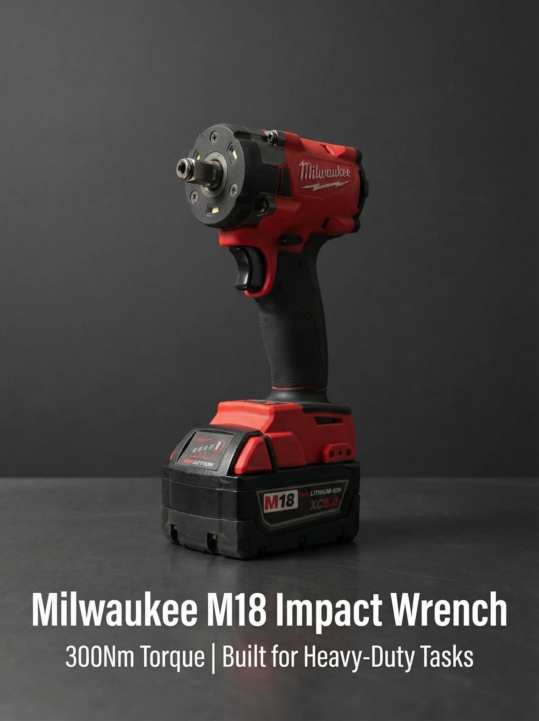 Milwaukee M18 FIW212 18V 1/2-In Impact Wrench for Automotive Service