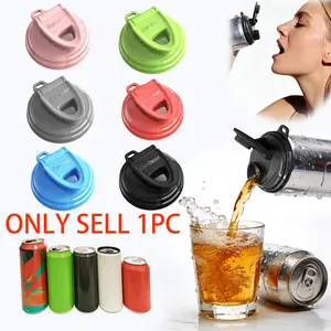 1pc Beverage Can Lid, Suitable for Soda/Beer/Energy Drink Cans, Prevents Insects and Dust Entry, Prevents Spills, Durable and Portable, Easy to Remove and Reusable, Can Covers, Can Lid Cover, Drink Can Lid, Lids For Cans, Soda Can Lid, Drink Protectors