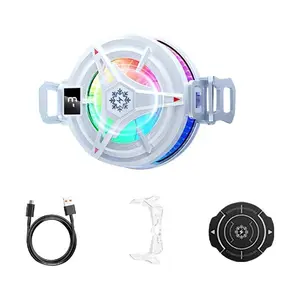 ClassicT20 Magnetic Semiconductor Phone Cooler – Fast Cooling Radiator with Digital Temperature Display for Gaming and Overheating Protectionnew