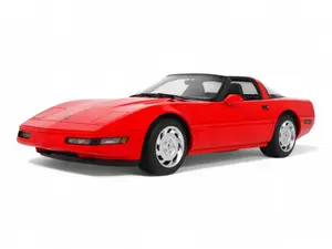 1995 Chevrolet Corvette C4 Convertible Torch Red 1/18 Model Car by GT Spirit