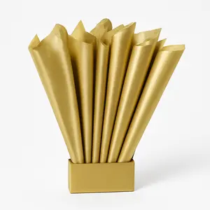 Metallic Gold Gift Tissue Paper Sheets, 12-Pack