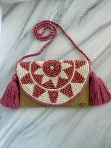 Crossbody Yute bag decorated