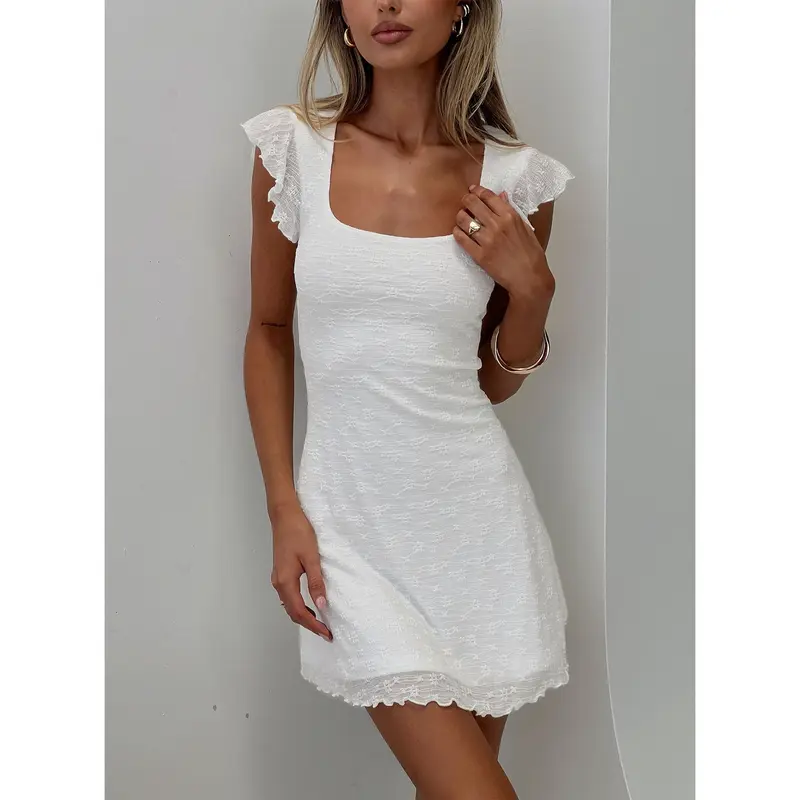 Oh polly white ruffle dress - TikTok Shop Oh polly white ruffle dress - TikTok Shop