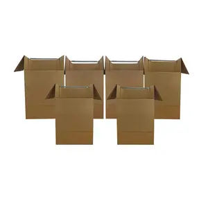 UBMOVE Shorty Space Saving Wardrobe Moving Boxes (Bundle of 6) 20" x 20" x 34" Moving Boxes