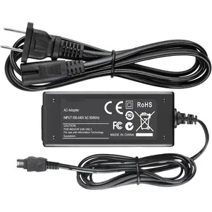 AC Adapter Charger for  Handycam DCR-SR40 SR60 DCR-SR80 SR88 SR88E Camcorder