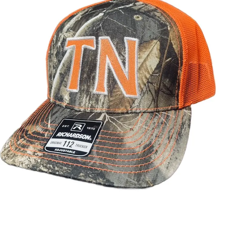 Richardson 112 Real Tree Edge Neon Orange TN Embroidered Logo